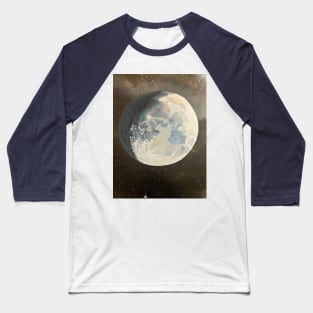 Gibbous Moon Baseball T-Shirt